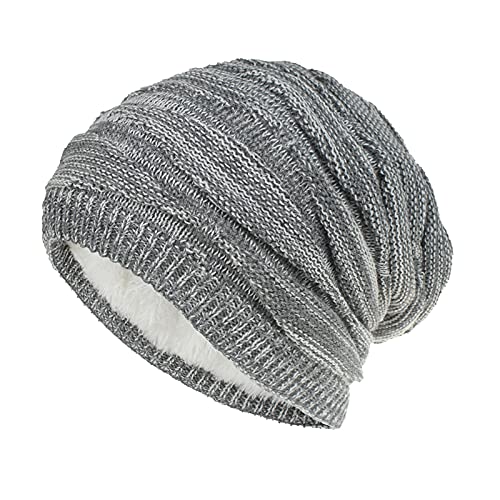 Aisprts wintermütze Herren Damen mit Fleecefutter,Weich Slouch Beanie Strickmütze Warme Winter Mütze für Männer Frauen von Aisprts