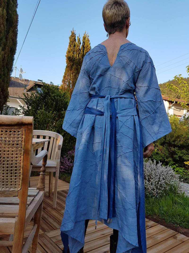 Kaftan/Leinen Bekleidung Damenkleid Kleid Kleider Für Frauen Oversize von AisteAnaite
