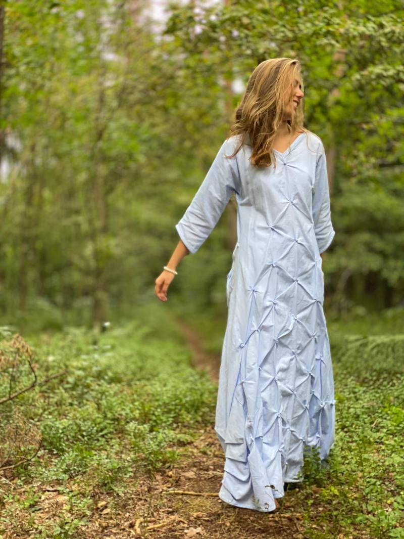 Leinen Einzigartiges Kleid - Brautjungfer Cocktail Boho Kleidung Ärmel Brautkleid Perfekt Für Jeden Anlass von AisteAnaite