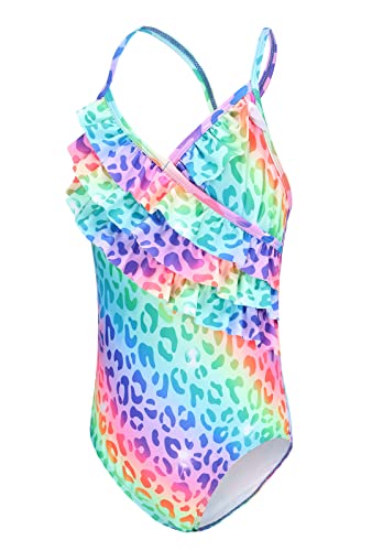 Aisyee Mädchen Badeanzug Kinder Einteiliger Rüschen Schwimmanzug Strand Teenager Mädchen Bademode 152 158/13-14 Jahre von Aisyee