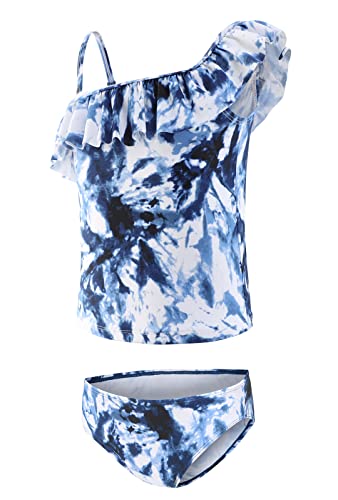 Aisyee Tankini Mädchen Bademode Kinder Zweiteiliger Badeanzug Mädchen 134 140/9-10 Jahre von Aisyee