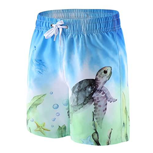 Badehose Jungen Kinder Badeshorts Schnell Trocknende Boardshorts Hawaii Strand Shorts 110 116/5-6 Jahre von Aisyee