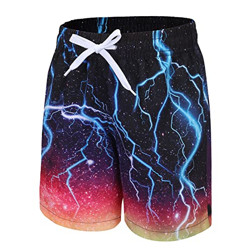 Badehose Kinder Jungen Badeshorts Schnell Trocknende Boardshorts Hawaii Strand Shorts 134 140/9-10 Jahre von Aisyee