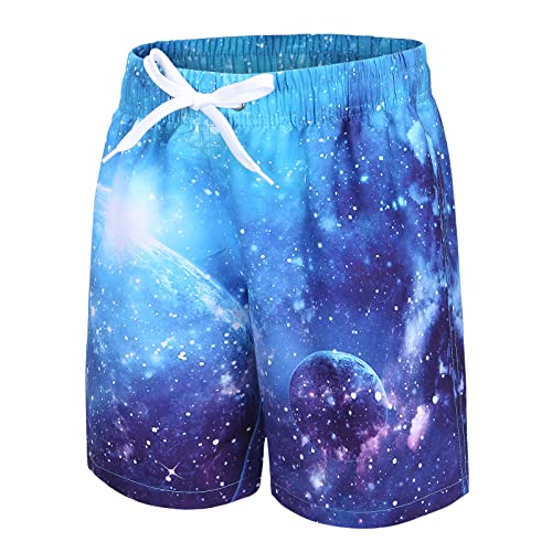 Badeshorts Jungen Badehose Schnell Trocknende Boardshorts Kinder Hawaii Strand Shorts 122 128/7-8 Jahre von Aisyee