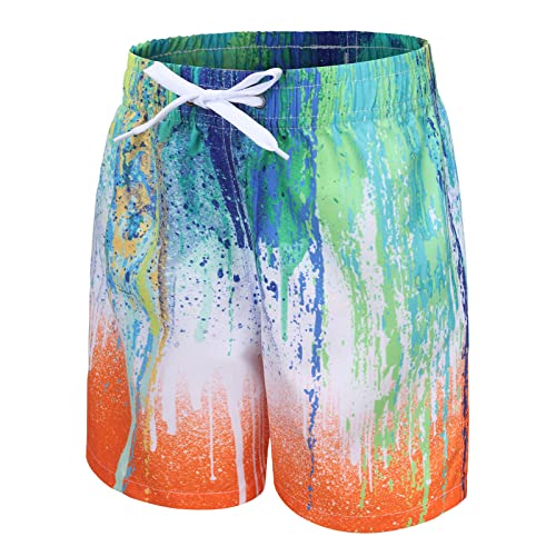 Badeshorts Jungen Kinder Schnell Trocknende Boardshorts Jungen Hawaii Strand Shorts 152 158/13-14 Jahre von Aisyee