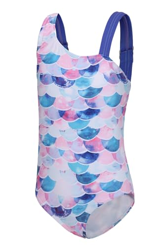 Mädchen Badeanzug Kinder Einteiliger Bademode Mädchen Schnelltrocknend UV Schutz Teenager Schwimmanzug 110 116/5-6 Jahre von Aisyee