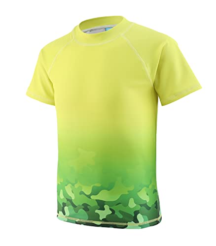 Schwimmshirt Jungen Schnelltrocknend Kurzarm Badeshirt Kinder Jungen Badeanzug 146 152/11-12 Jahre von Aisyee