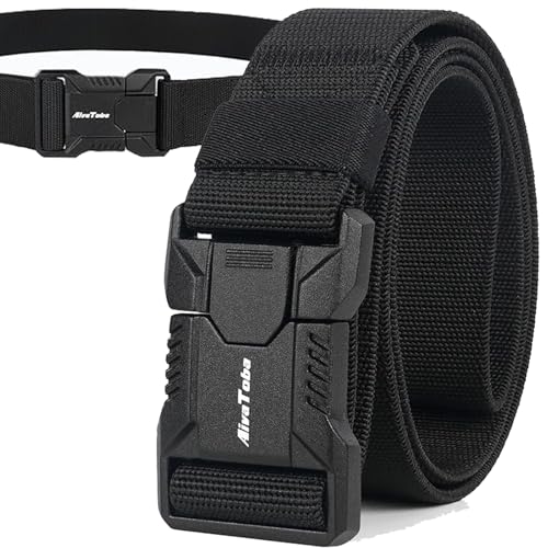 AivaToba Taktischer Gürtel Herren mit Schnellverschluss - Arbeitsgürtel für Feuerwehr & Outdoor, 3,8 cm Arbeitsgürtel Herren, Robust für Militär und Arbeitshosen Männer (115cm(Taille 85cm-95cm)) AivaToba Taktischer Gürtel Herren mit Schnellverschluss - Arbeitsgürtel für Feuerwehr & Outdoor, 3,8 cm Arbeitsgürtel Herren, Robust für Militär und Arbeitshosen Männer (115cm(Taille 85cm-95cm)) von AivaToba