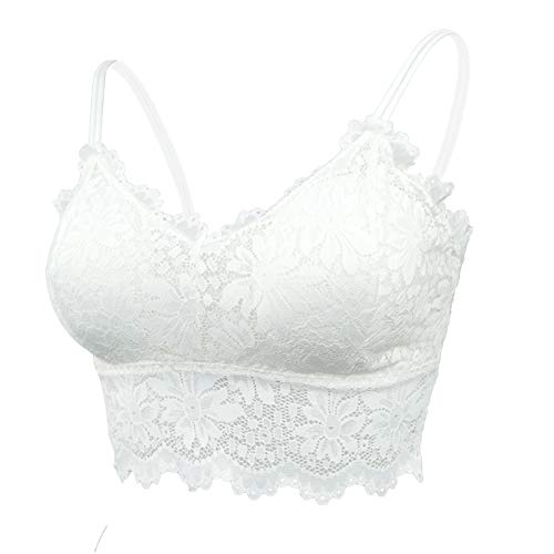 Aivtalk Lace Bralette Spitzen BH Gepolstert Ohne Bügel Yoga Sports BH für Damen Mädchen von Aivtalk