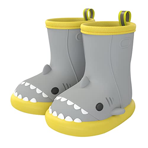 Aivtalk Mädchen Regenschuhe Kinder Regenstiefel mit Rutschfest Sohle Jungen Wasserdichte Gummischuhe von Aivtalk