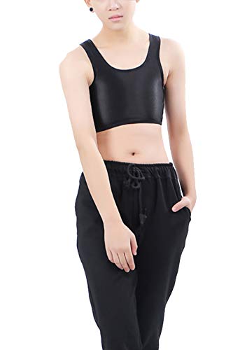 Aivtalk Unisex Tank Tops Atmungsaktiv Brust Binder Lesbian Tomboy Cosplay Body Shaper Korsetts mit 3 Reihen Buckle von Aivtalk