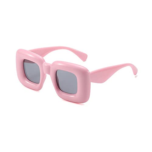 Aiweijia Lustige Sonnenbrillen Frauen, Rechteck dicker Rahmen aufblasbare Fun Sonnenbrillen Männer, UV-400 Schutz Festival Party Sonnenbrillen Aiweijia Lustige Sonnenbrillen Frauen, Rechteck dicker Rahmen aufblasbare Fun Sonnenbrillen Männer, UV-400 Schutz Festival Party Sonnenbrillen von Aiweijia