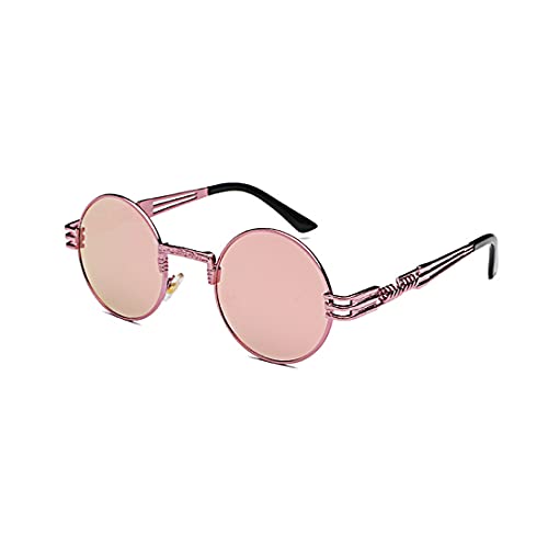 Aiweijia Sonnenbrille Männer Frauen Runde Retro Vintage Kreis Stil Sonnenbrille Farbige Metallrahmen Brillen Herren von Aiweijia