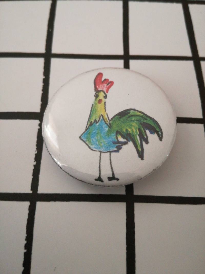 Hahn-Pin-Abzeichen Taste von AiwsArt