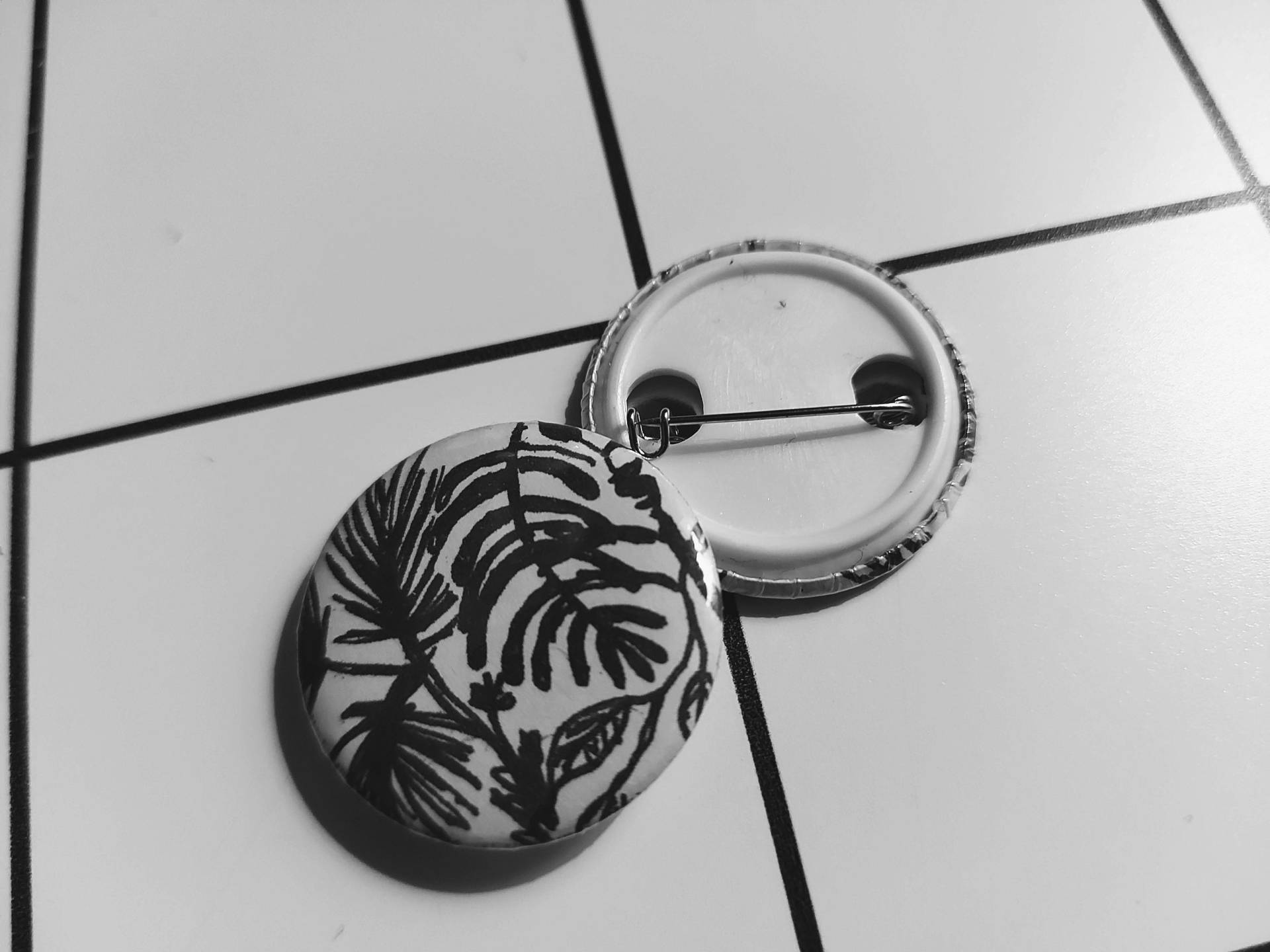 Hauspflanzen - Anstecker Button von AiwsArt