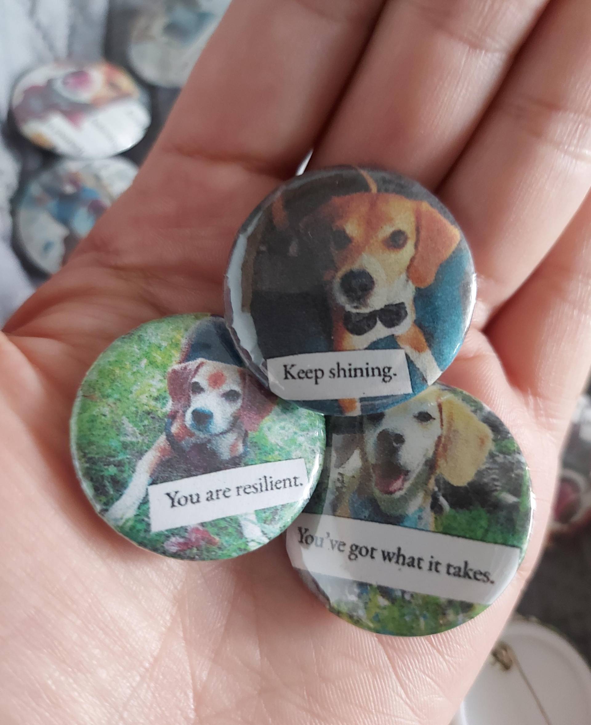 Motivierendes Ragis Der Beagle Pin Set von AiwsArt