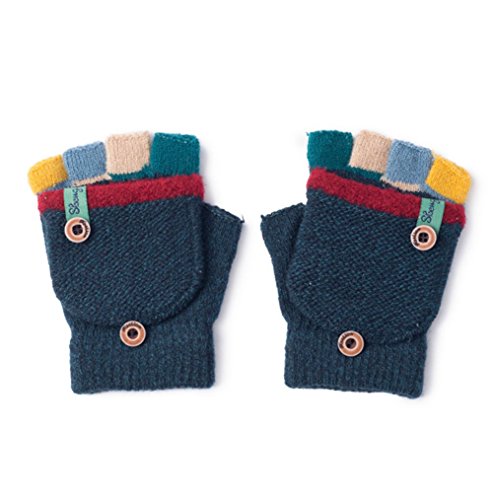 Aiyomimo Herbst und Winter Baby Warme Handschuhe Kind Gestrickte Fäustlinge,3-6 Jahre alt von Aiyomimo