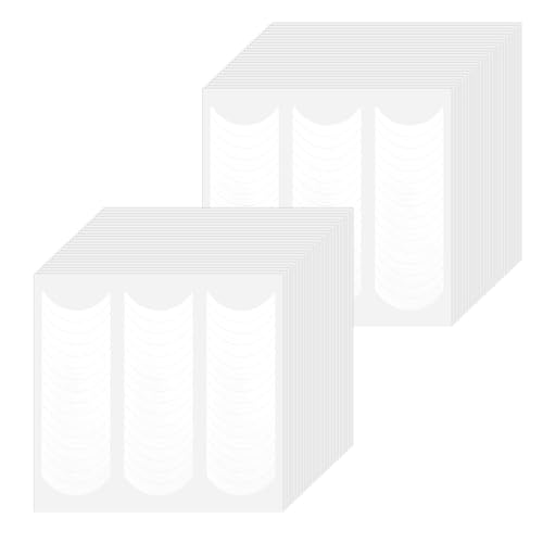 2304 Stück French Nagelaufkleber Weiß French Nail Sticker French Nails Schablone 48 Blatt Maniküre-Streifenaufkleber Selbstklebende French Tip Guides Nagelaufkleber für Kanten Hilfs Diy Deko-B von Aiyorse