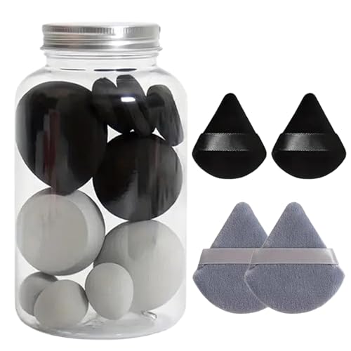 Aizuoni Make Up Schwamm Set, Beauty-Schwämme-Mixer, 14 Stück Creme-werkzeug, Weicher Mischschwamm - Schönheitsschwamm Und Puderquaste, Vielseitig Einsetzbar, Nass Und Trocken, Langlebig, Für Frauen Aizuoni Make Up Schwamm Set, Beauty-Schwämme-Mixer, 14 Stück Creme-werkzeug, Weicher Mischschwamm - Schönheitsschwamm Und Puderquaste, Vielseitig Einsetzbar, Nass Und Trocken, Langlebig, Für Frauen von Aizuoni