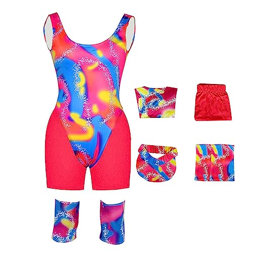 Aizuoni Retro-Sportbekleidung-Outfits - Retro-Sportbekleidung für Herren | Weiche Herren-Hemden und Shorts, passendes Set für Freunde, Geschenk, Disco-Party von Aizuoni