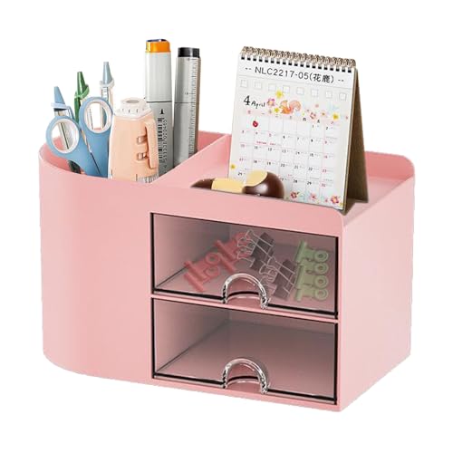 Aizuoni Stifthalter für den Schreibtisch, Schreibtisch-Make-up-Organizer | Multifunktionales Stifthalterregal,Heimorganisation für Stift, Schere, Notizpapier für Schlafzimmer, Wohnheim, Wohnung von Aizuoni