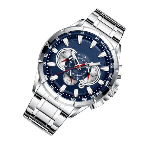 Aizuoni wasserdichte Uhren für Männer, Business Smart Watch für Männer,wasserdichte Handgelenks Uhren für Männer - Mechanische Band, Business Clothing Accessoires für Geburtstage, Ostern Aizuoni wasserdichte Uhren für Männer, Business Smart Watch für Männer,wasserdichte Handgelenks Uhren für Männer - Mechanische Band, Business Clothing Accessoires für Geburtstage, Ostern von Aizuoni