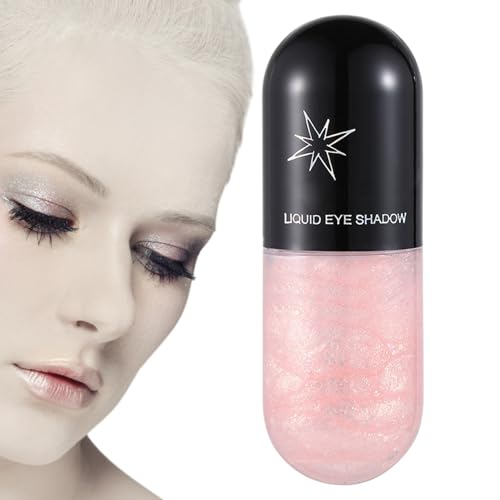 Flüssiger Lidschatten-Schimmer,Lidschatten-Make-up-Stick - Wasserfester, langlebiger, loser Glitzerkleber, Augenaufheller, Textmarker, Rouge, hochpigmentiert für Augenkristall-Make-up Aizuoni von Aizuoni