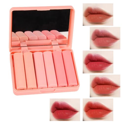 Lipgloss aufpolsternd - Nebel-Lippenglasur für Mädchen | Lippenfleck für Büro, Sommerparty, Geschäftsreise, Dating, Alltag, Hochzeit, Party, Shopping Aizuoni von Aizuoni