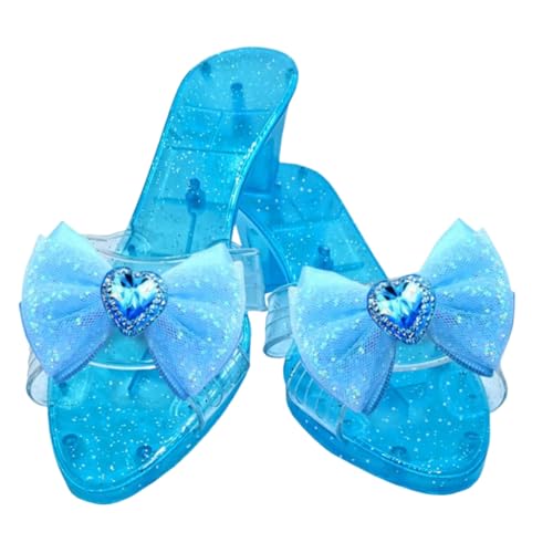 Mädchen Prinzessinnenschuhe | Cosplay Requisite High Heels - Kristall Absatzschuhe Für Kostümfans Märchenliebhaber Festplaner Schule von Aizuoni