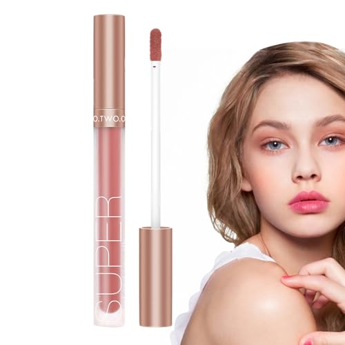 Samtiger Lipgloss,Ganztägiger, nährender Lipgloss Velvet Lip Glaze | Tägliche Schönheitsprodukte für Frauen für Reisen, Treffen, Zuhause, Arbeiten, Dating, Party Aizuoni von Aizuoni