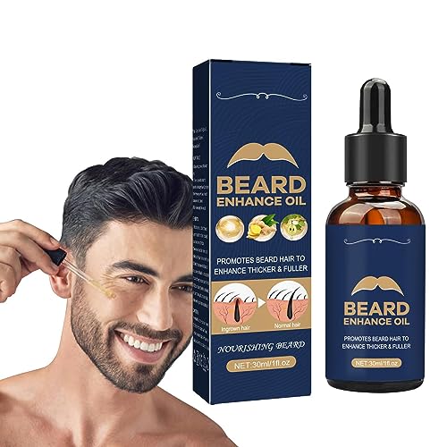Schnurrbartöl für Männer - Schnurrbart-Pflegeöl,Bartöl-Conditioner, 30 ml starkes, reparierendes und nährendes Bartpflegeöl Aizuoni von Aizuoni