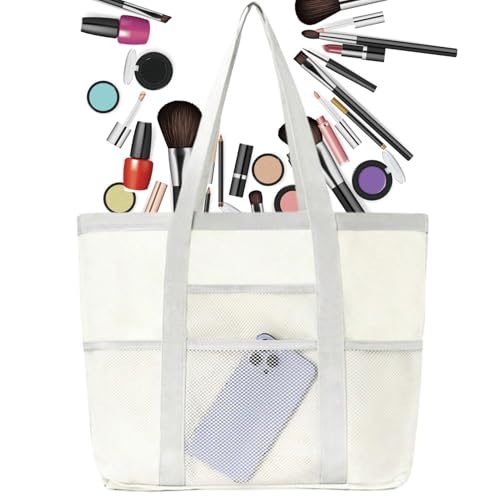 Strandtasche Für Damen,wasserdichte Sporttasche - Wasserfeste Sporttasche Mit Großem Fassungsvermögen Für Handtuch & Sonnencreme von Aizuoni