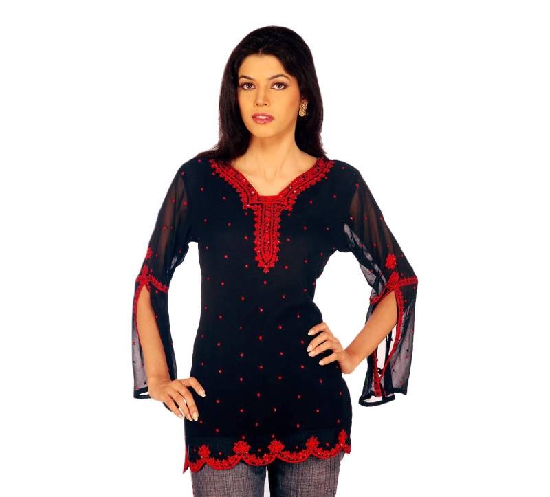 Frauen Embroided Tunika, Neue Designer Bluse Resort Wear, Boho Kleidung, Top, Casual Bluse, Tunika Kleid. Plusgröße, Kostenloser Versand von Ajaijayastyle