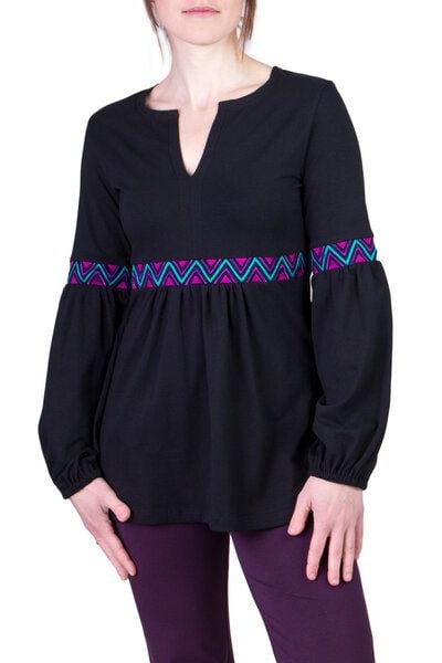 Ajna Longsleeve Jaci schwarz von Ajna