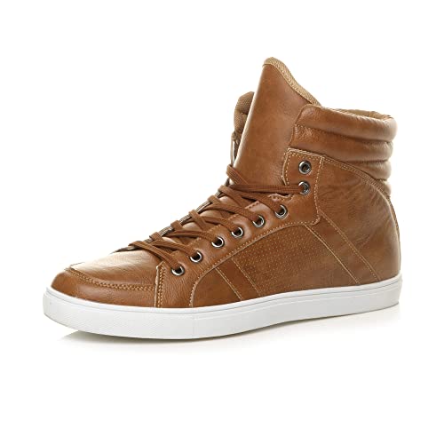 Ajvani Herren Flach Schnüren Stiefeletten Turnschuhe Sneaker Sportschuhe Größe 46 12 von Ajvani