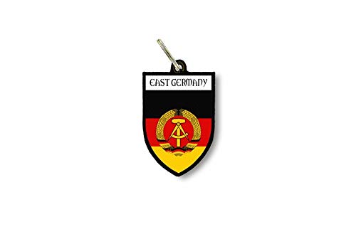 Schlüsselanhänger Schlüsselanhänger Ring Fahne Nationalschild Ostdeutschland RDA DDR von Akachafactory