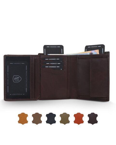 Akaroa Trifold Geldbörse Herren aus echtem Rindsleder von Akaroa