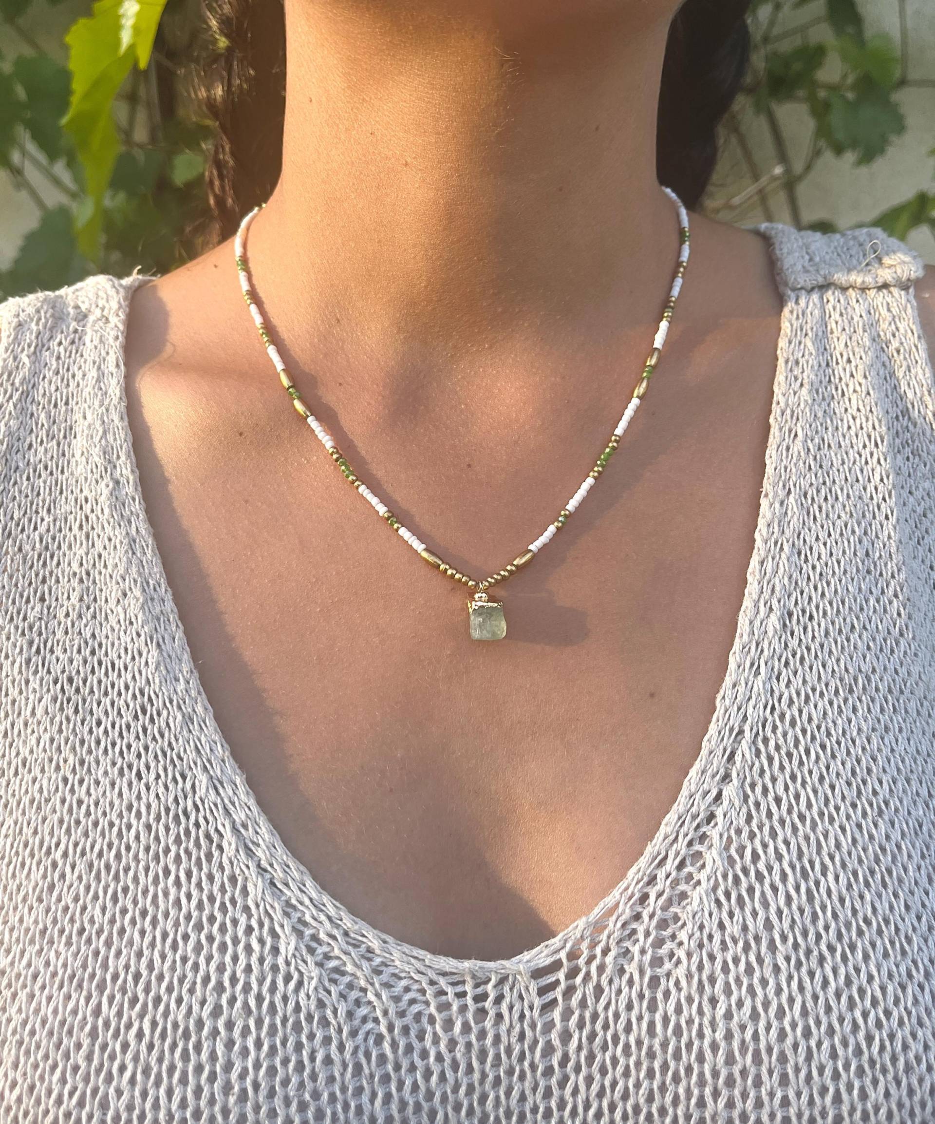 Kristallhalskette ~ Boho-Anhänger Alternative Schmuck Boho-stil Mineralstein Chakra Anhänger Geburtsstein von Akashaknots