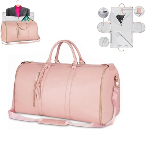 packli Reisetasche,Reisetasche Foldybag,Reisetasche faltbar,Travluxe Faltbare Reisetasche,Foldy Bag,Wasserdichter Kleidersack für Reisen,Carry on Garment Duffle Bag,Travel Bag Women,Umwandelbarer von Akayoo
