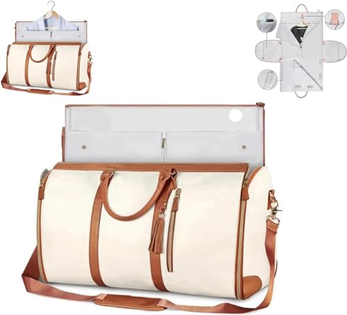 packli Reisetasche,Reisetasche Foldybag,Reisetasche faltbar,Travluxe Faltbare Reisetasche,Foldy Bag,Wasserdichter Kleidersack für Reisen,Carry on Garment Duffle Bag,Travel Bag Women,Umwandelbarer von Akayoo