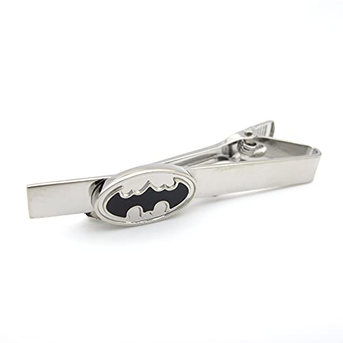 [reines Kupfer] Silber Batman Krawattenklammer Herrenschmuck der Marvel Serie von Akeliu