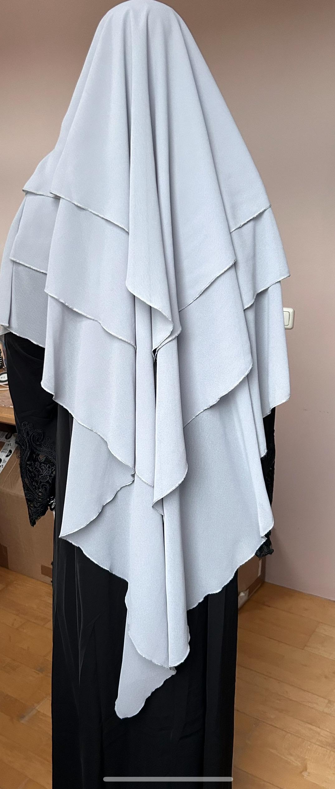 Khimar Aus Chiffon | Dreilagig Xxl Khimar Aus Chiffon | Dreilagig Xxl von AkhiraIslamshop