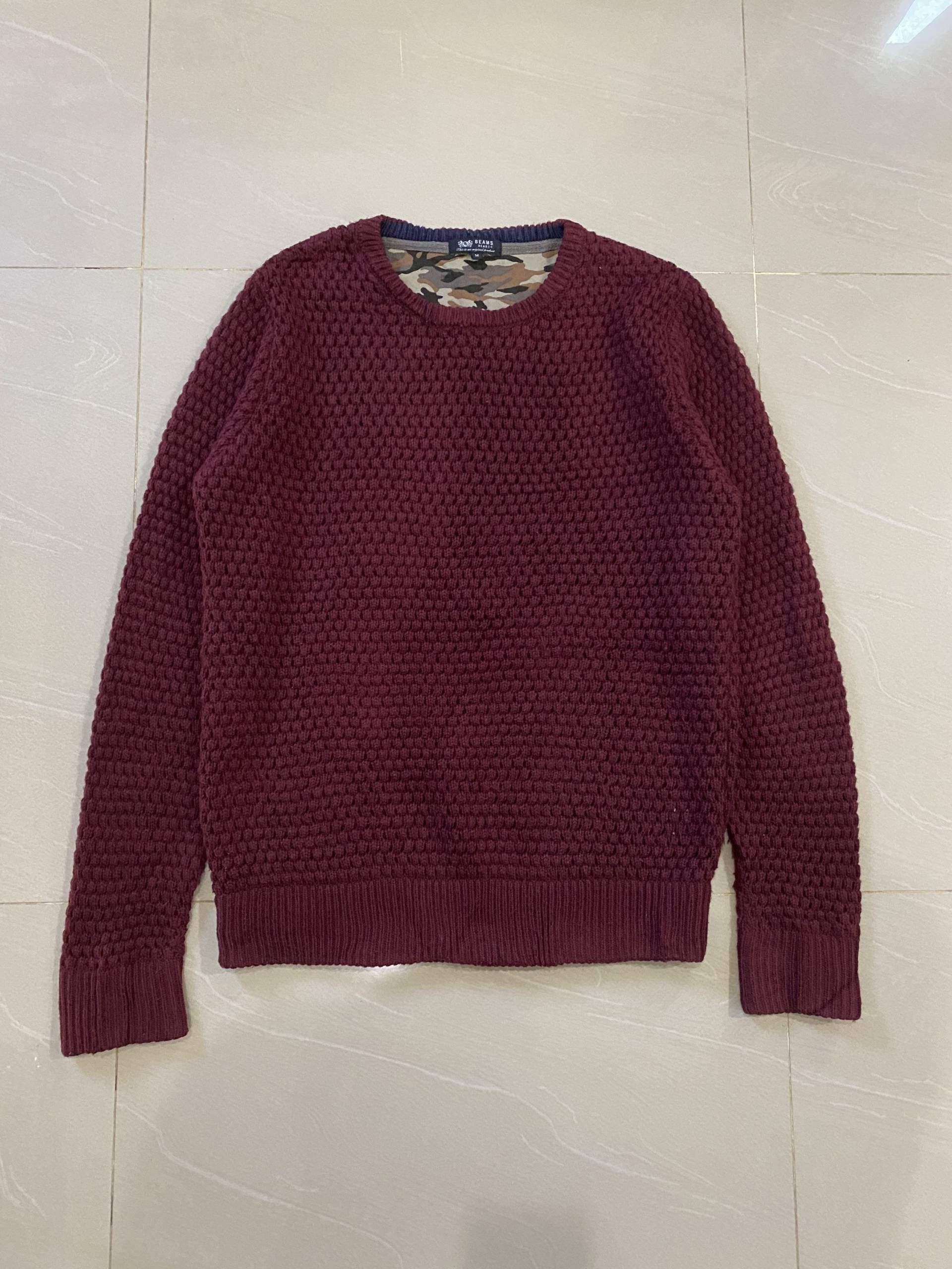 Seltene Bems Herz Strick Pullover Mittelgroße von Akira96