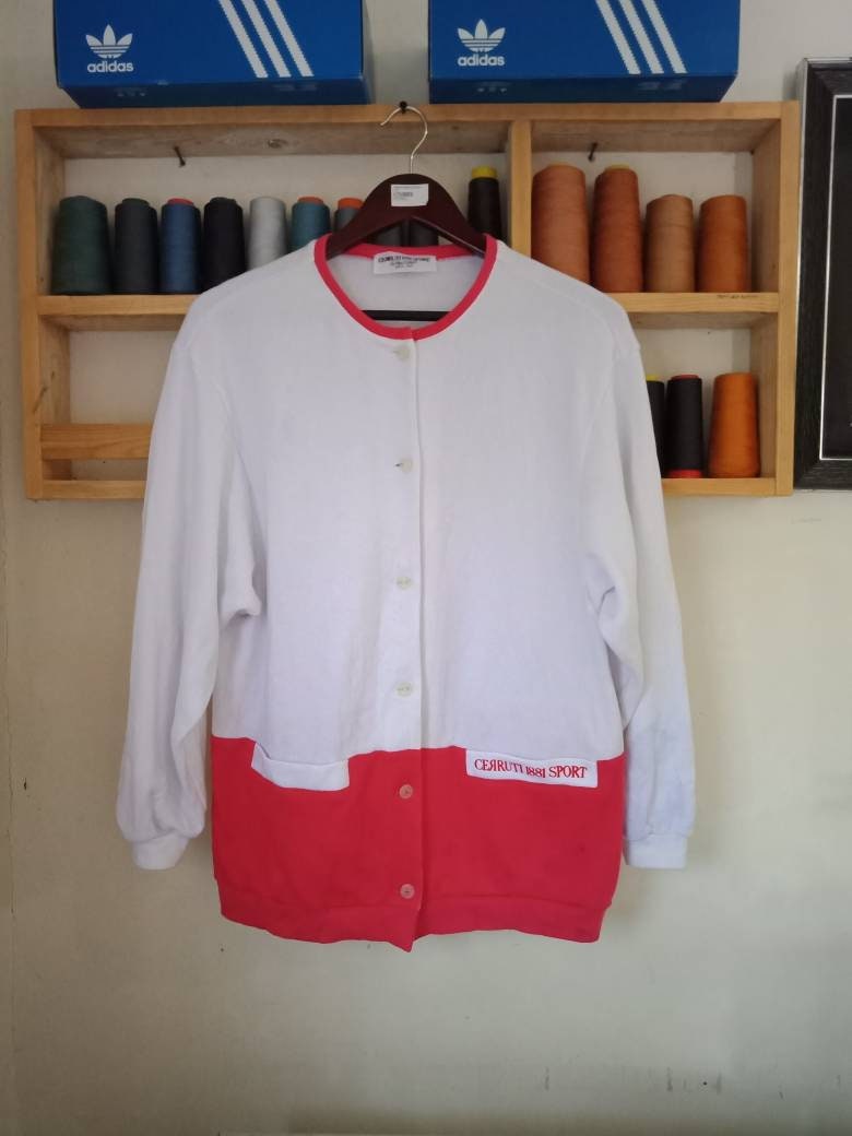 Vintage Cerruti 1881 Sport Pullover Sweatshirt Logo Große Größe von Akira96