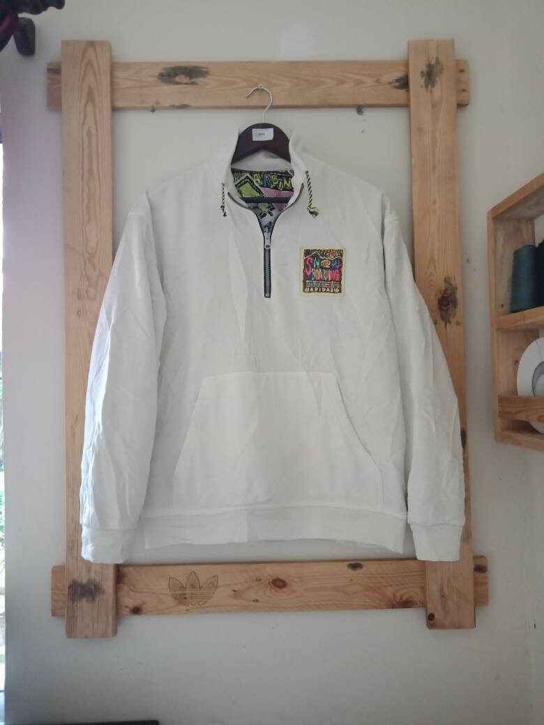 Vintage Rere Sweatshirt Volle Halbe Reißverschluss-Logo Reversible Große Größe von Akira96