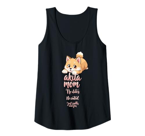 Damen Lustiges Akita Mom Dog Akita Inu Humor Zitat Tank Top Damen Lustiges Akita Mom Dog Akita Inu Humor Zitat Tank Top von Akita Inu Fun Designs