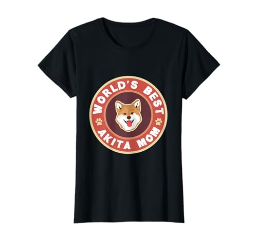 Akita Inu Mama Frauchen Tshirt T-Shirt von Akita Inu Shirts und Aufkleber