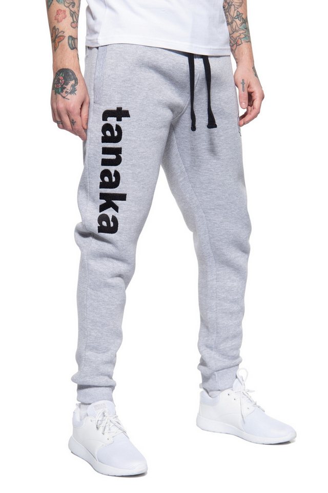 Akito Tanaka Jogginghose Vertical mit gesticktem Schriftzug von Akito Tanaka