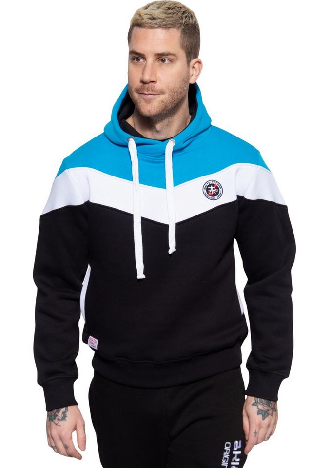 Akito Tanaka Kapuzenpullover Triple Tone (1-tlg) im mehrfarbigen Design von Akito Tanaka