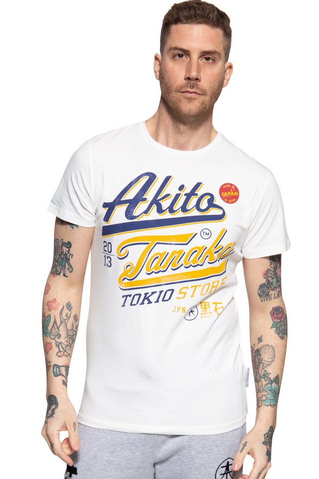 Akito Tanaka Print-Shirt Tokio Beach (1-tlg) mit Retro Print von Akito Tanaka
